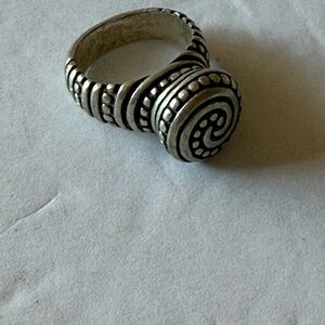 James Avery Retired Sterling Silver African Beaded Ring Women’s Size 5